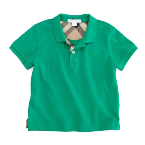 Burberry Other - Burberry Green Boys Polo Shirt